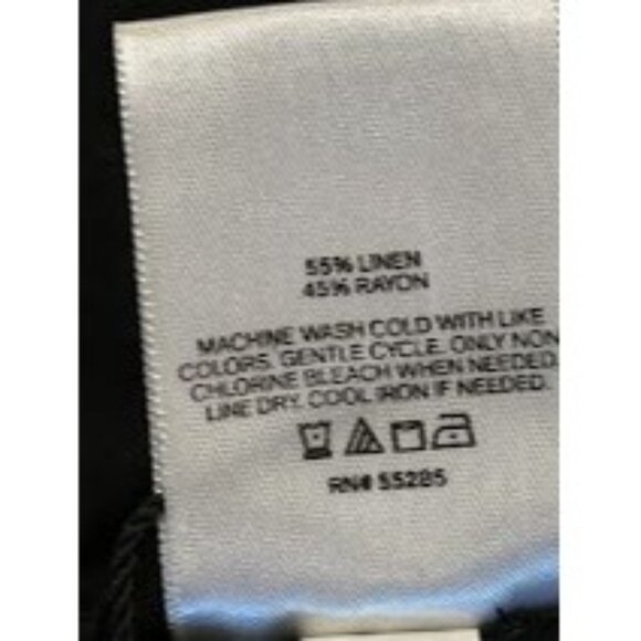 Express Black Linen & Rayon Women's Shorts -‎ Size S - Picture 4 of 6